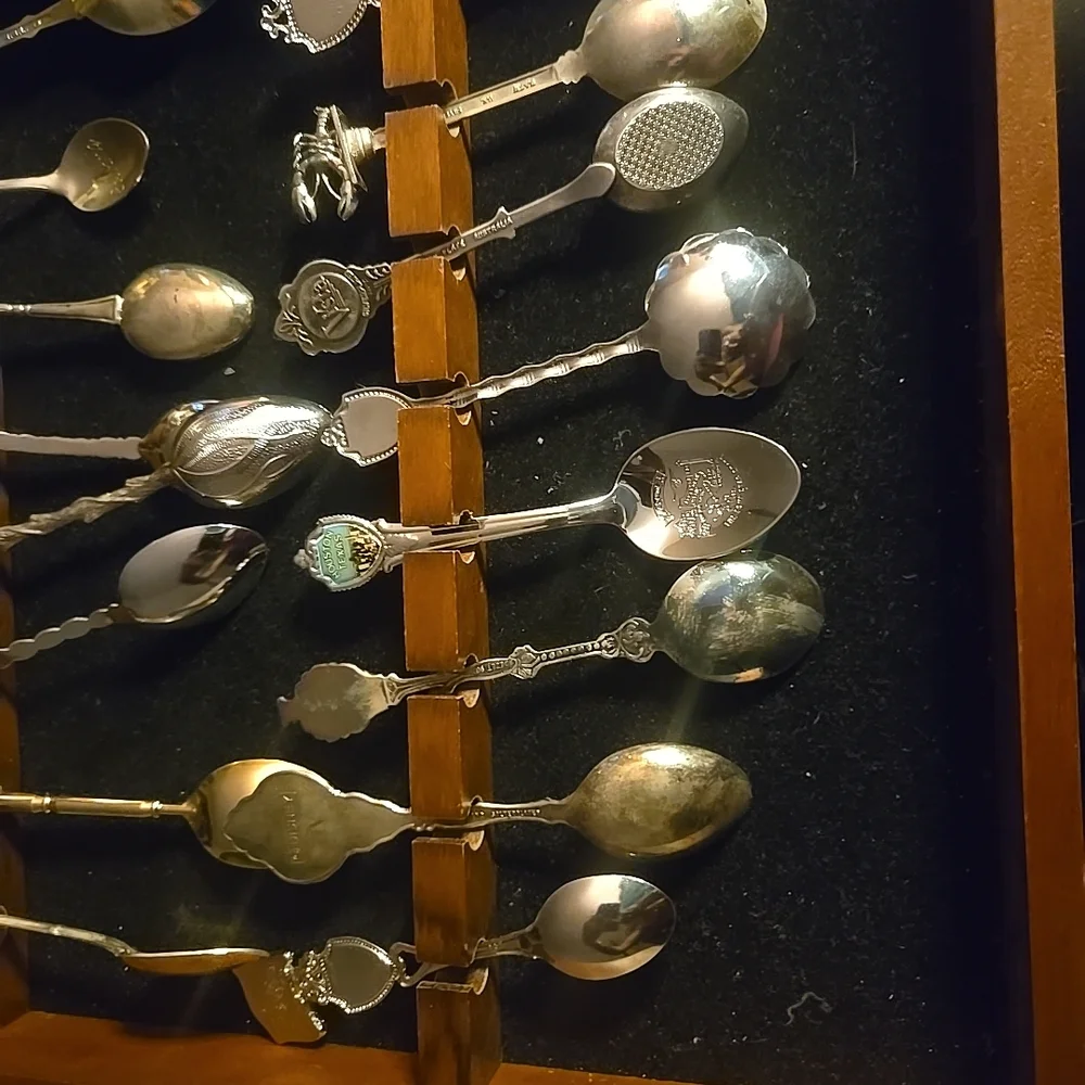 Collectible Souvenir Spoons Set